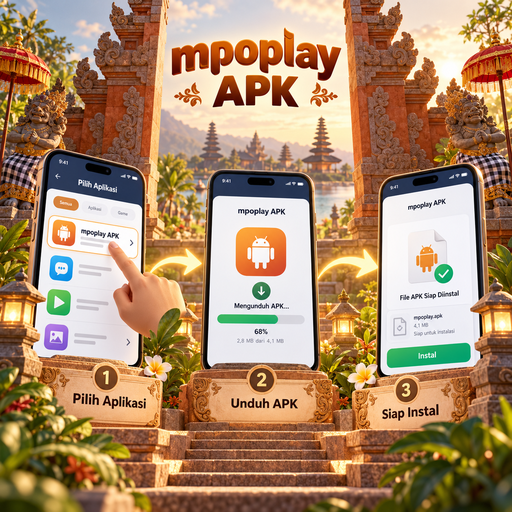 Ilustrasi panduan instalasi mpoplay di Android